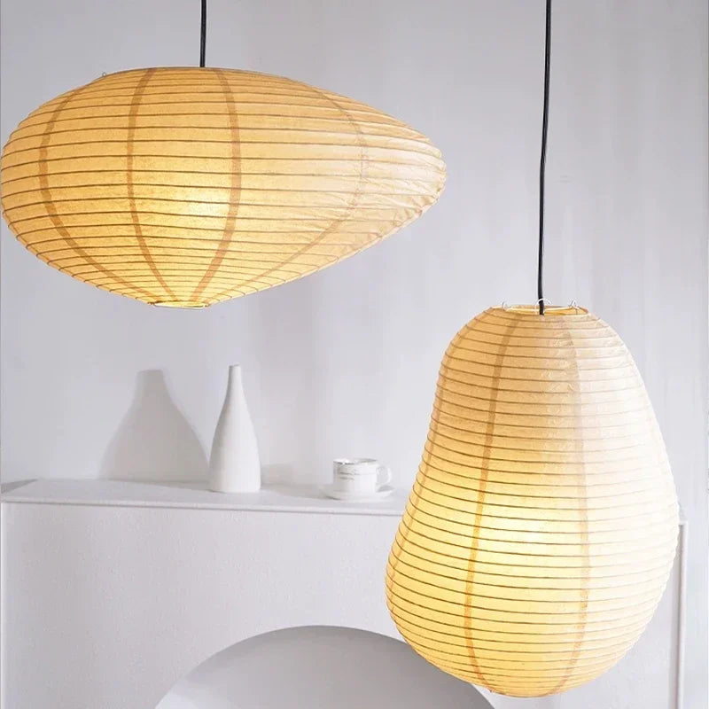 Wabi sabi paper lamp