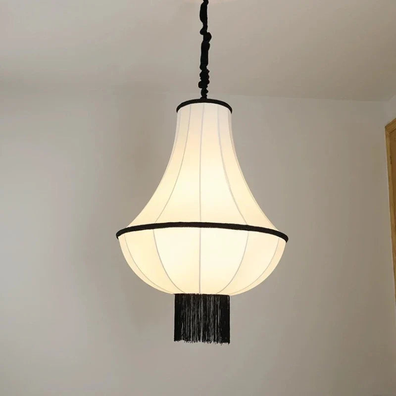 Fabric pendant light