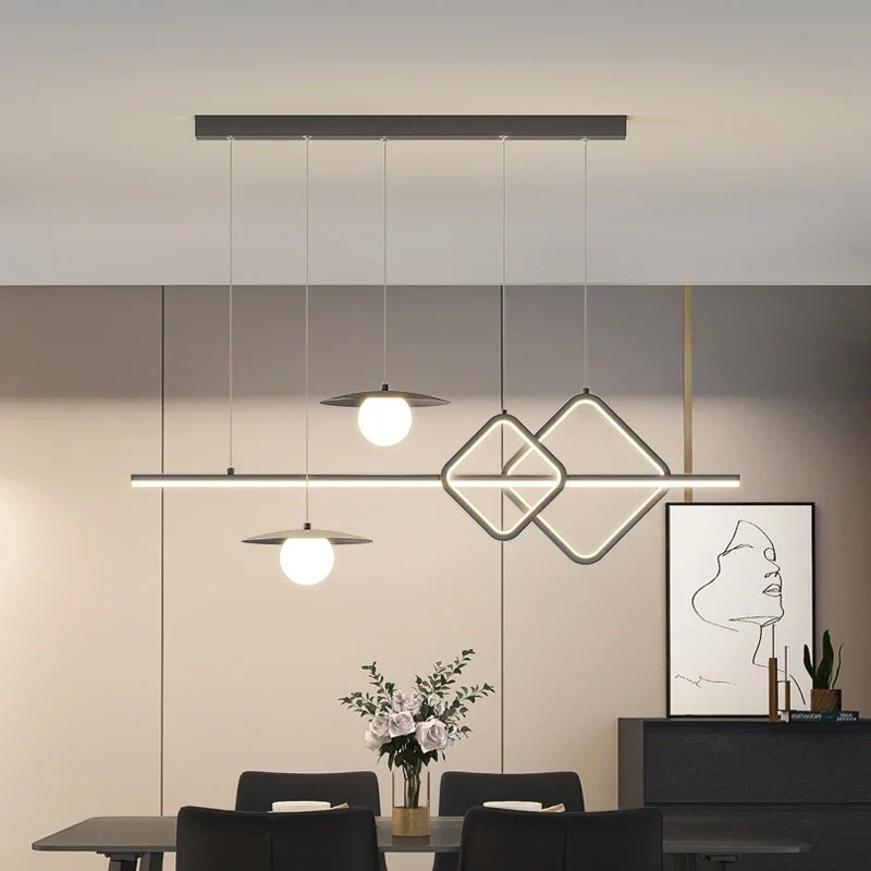 Geometric LED pendant