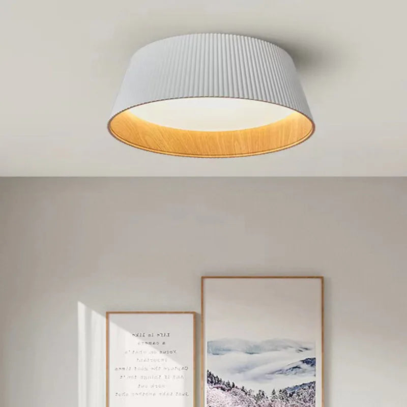 Pleated Wood Pendant, view 5