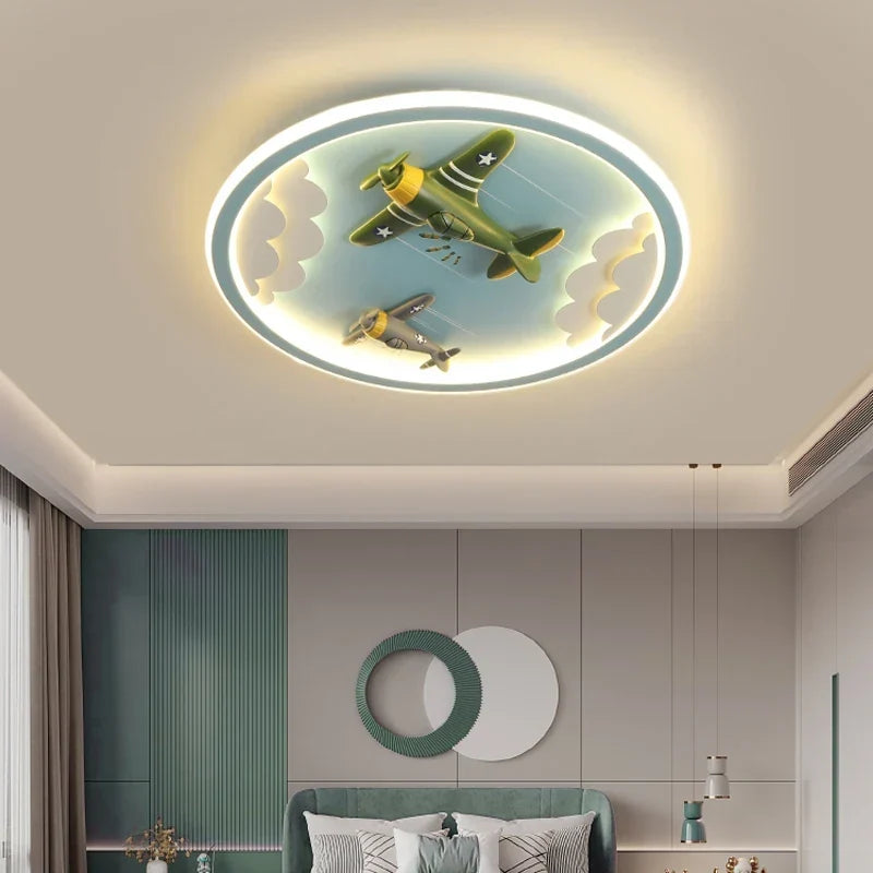 Kids room flush mount