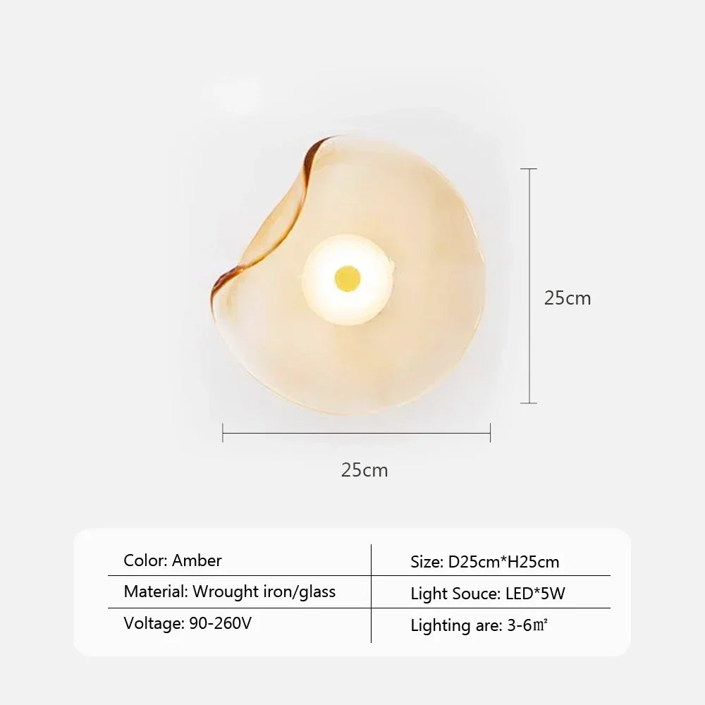 Nordic Tinted Glass Light, view 8