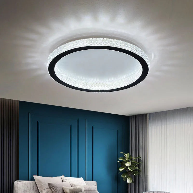 Gold LED chandelier