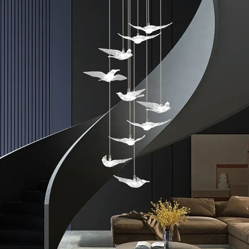 Bird LED Chandelier, view 6