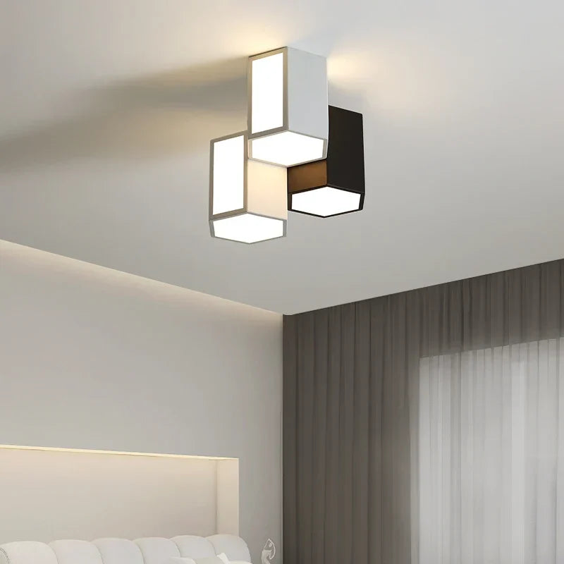 Pentagon LED flush mount
