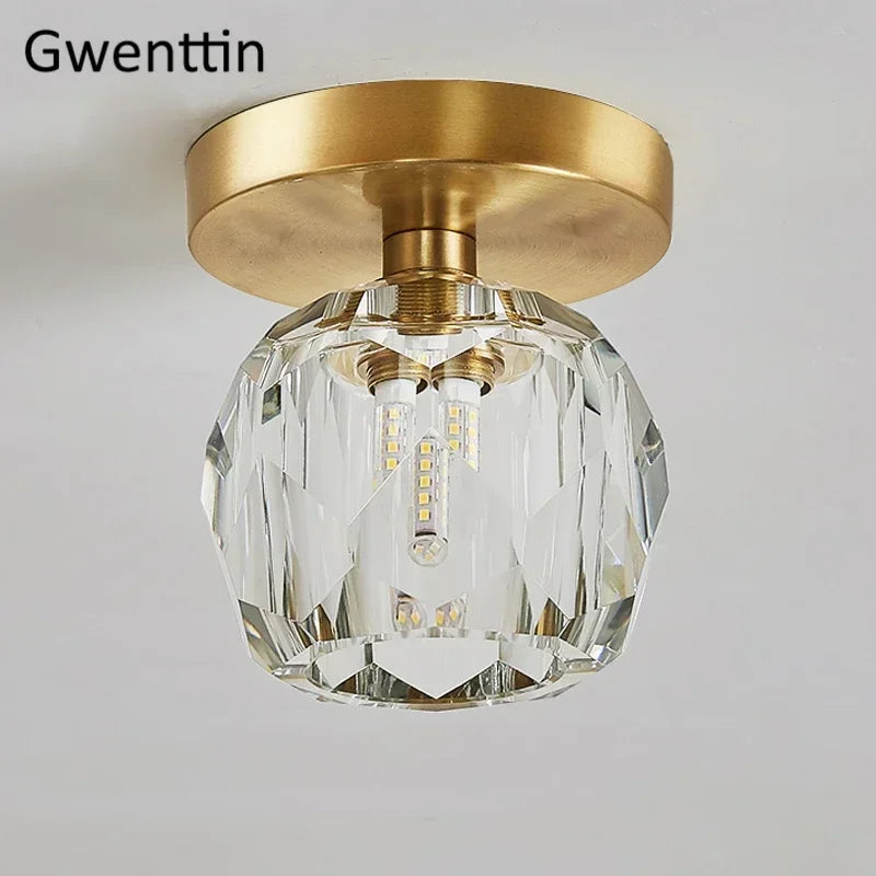 Gold G9 flush mount