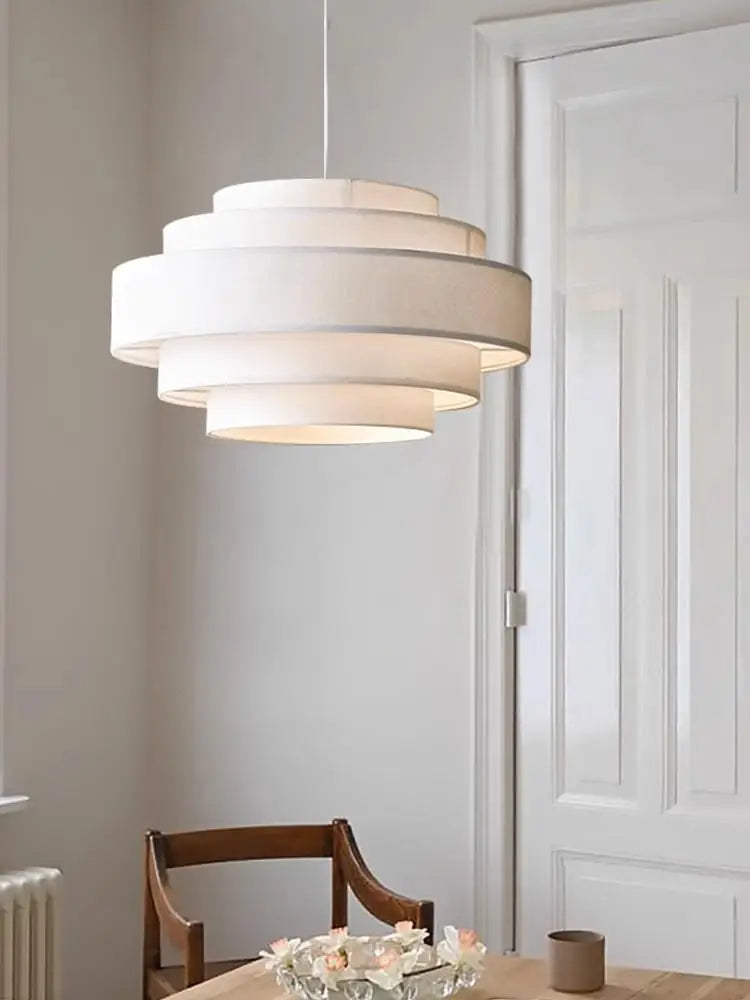 Beige LED pendant