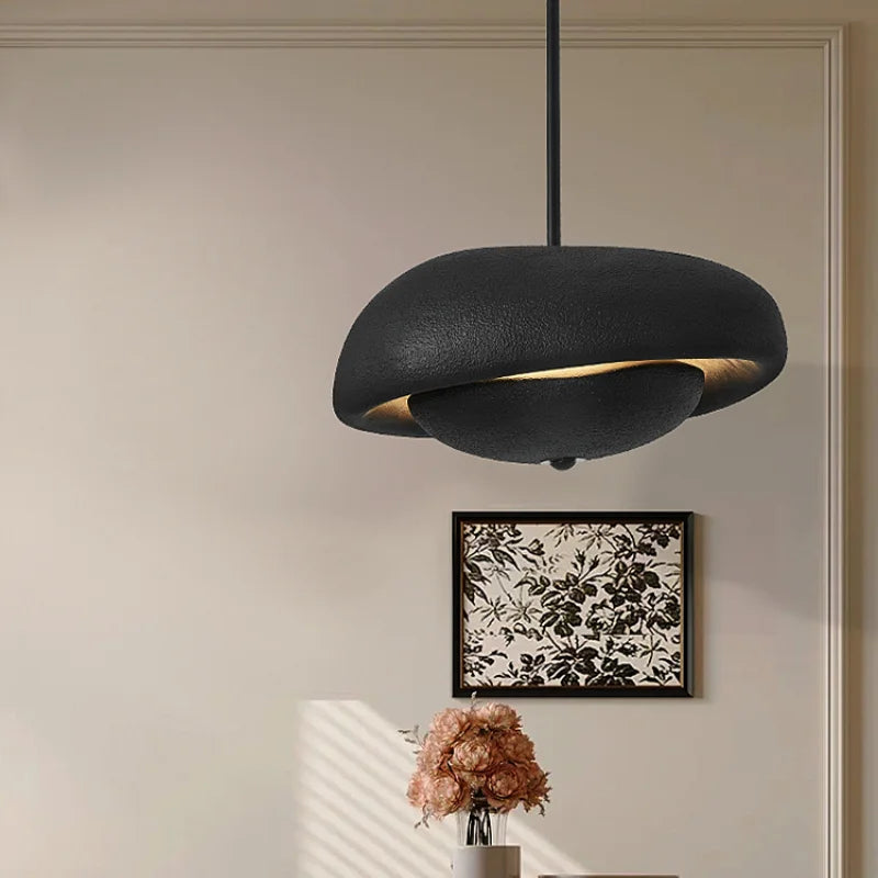 Textured pendant light