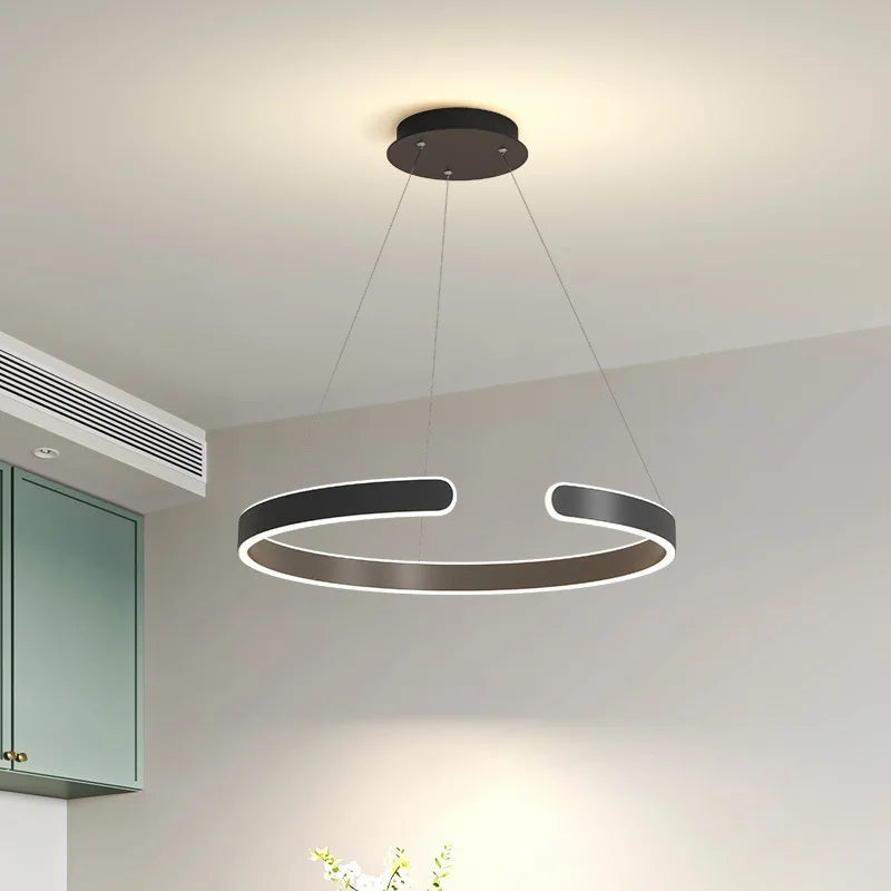 Round modern light