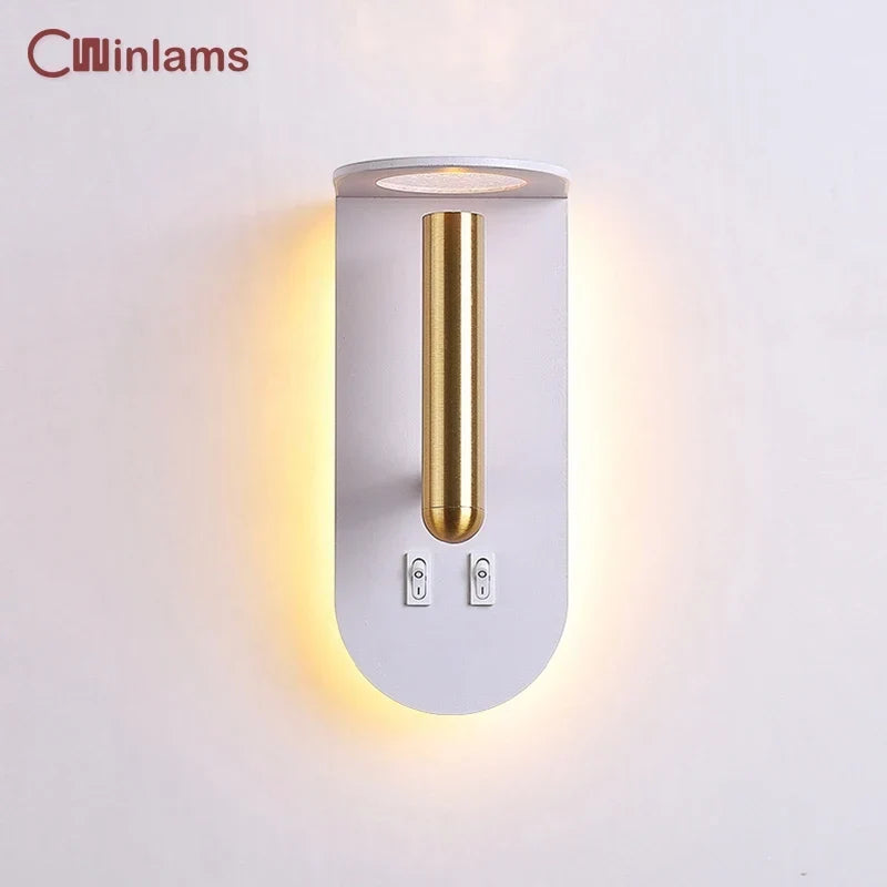 Flame effect wall light