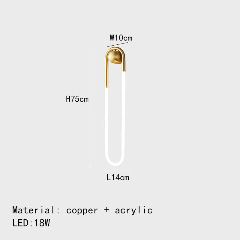 Modern Ellipse LED Light, view 8