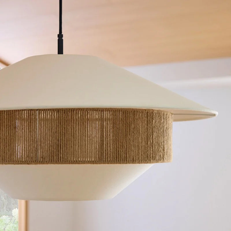 Wicker Hemp Pendant, view 5