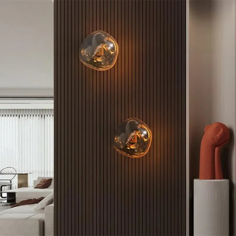 Modern Glass LED Sconce, view 5