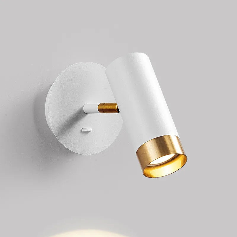 Rotating adjustable LED wall sconce