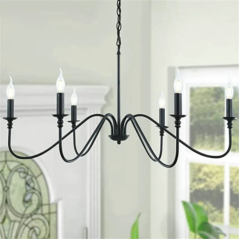 Black American chandelier