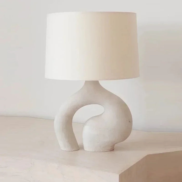 Fabric desk lamp