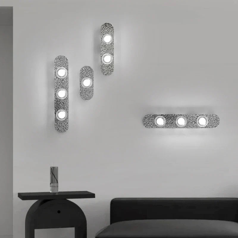 Modern copper LED wall light