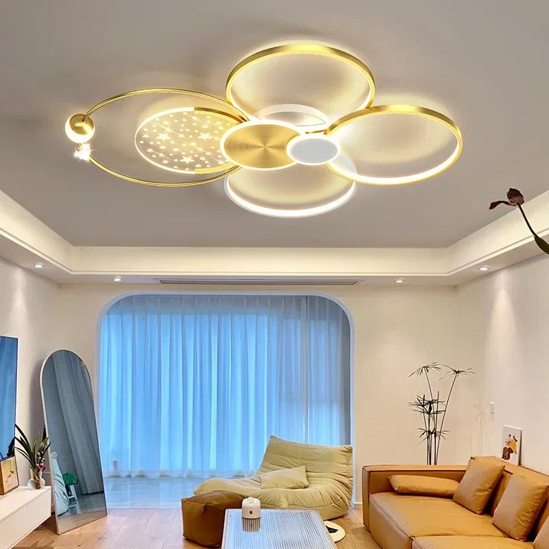 Nordic gold ceiling light