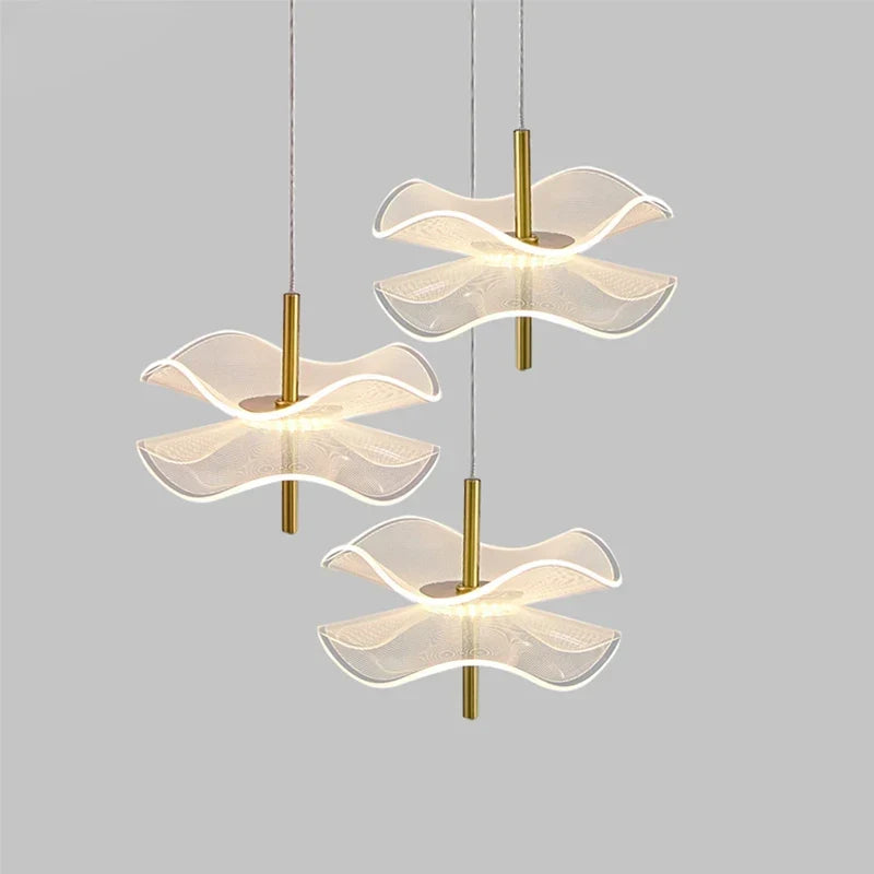 Lotus leaf chandelier