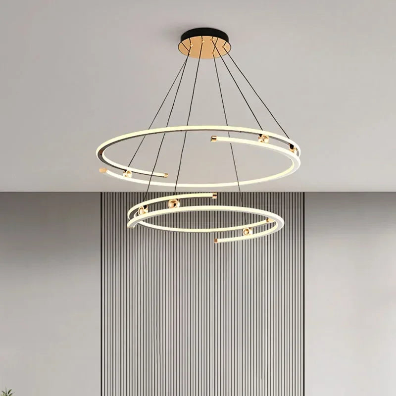 Elegant LED Ring Pendant, view 5