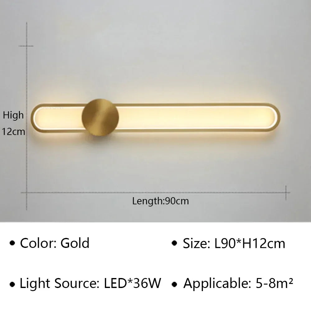 Modern Linear Wall Light, view 16
