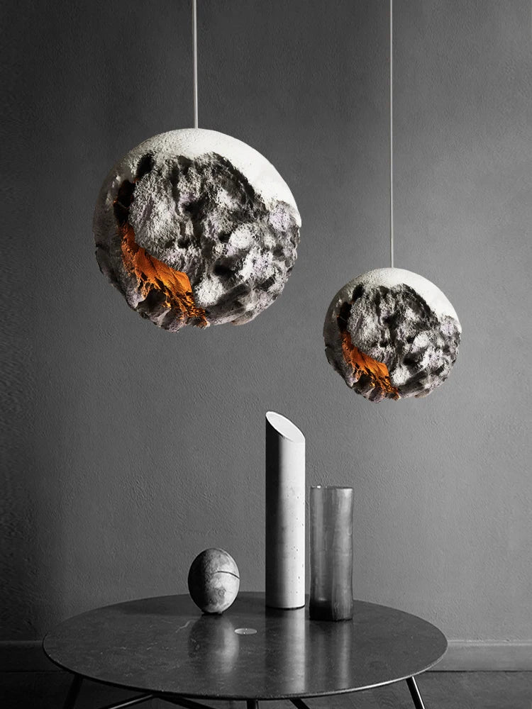 Moon pendant light