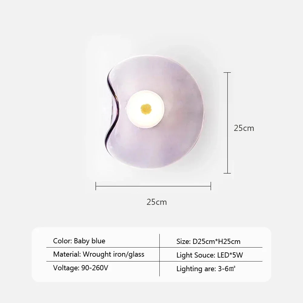 Nordic Tinted Glass Light, view 7