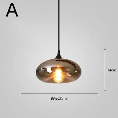 Gray Glass Pendant, view 8