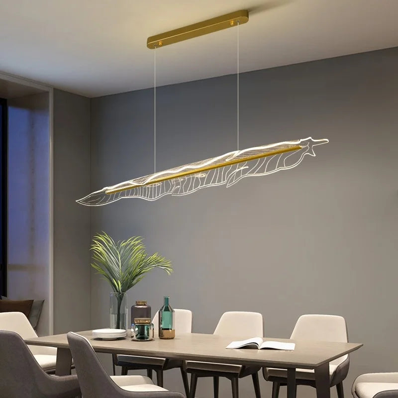 Nordic White Linear Pendant, view 3