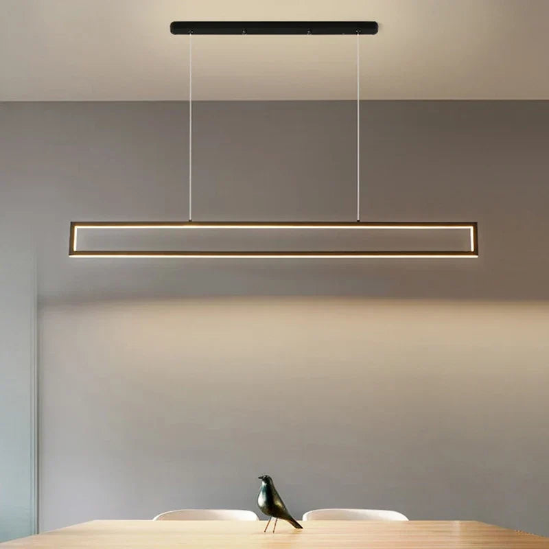 Rectangular LED pendant