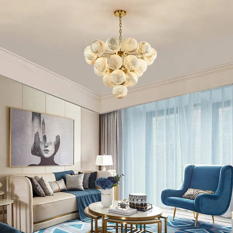 Gold G9 chandelier