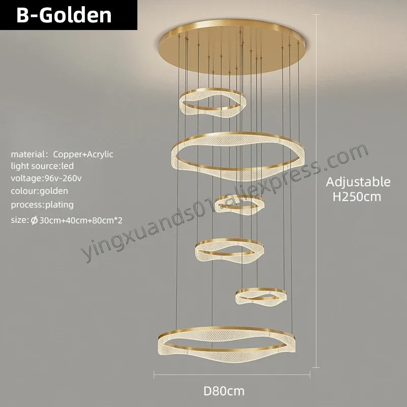 Nordic LED Chandelier, view 10
