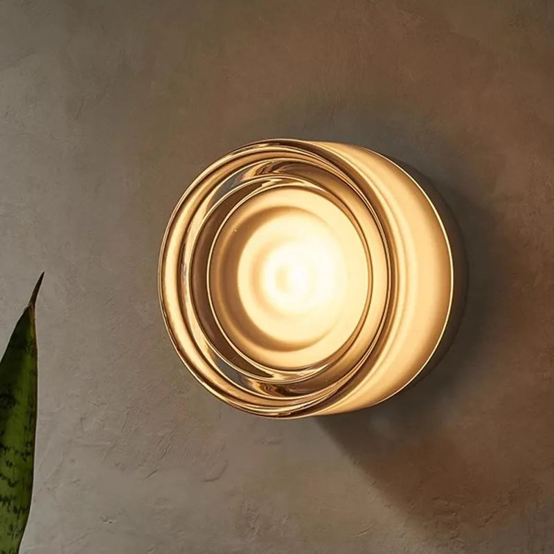 Amber jelly modern LED wall light