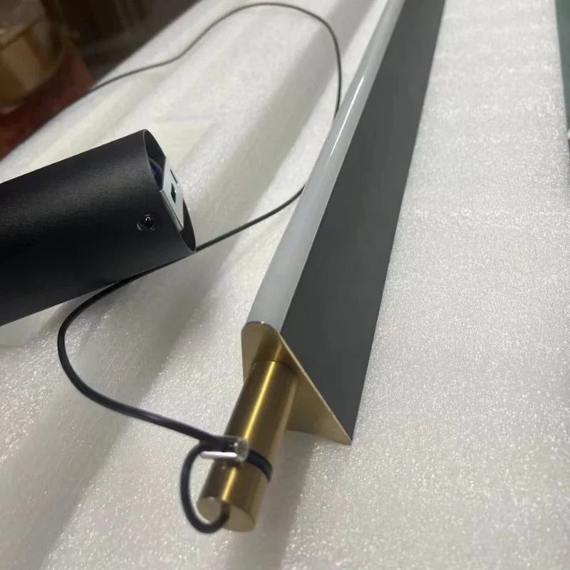 Black Linear LED Pendant, view 6