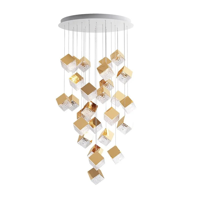 Square Crystal Pendant, view 6