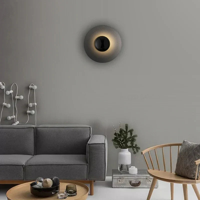 Nordic Round Sconce, view 3