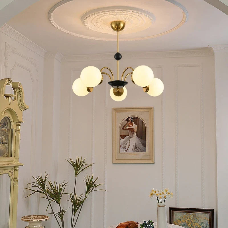 Magic bean chandelier