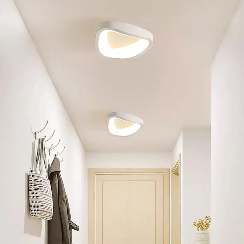 Black white flush mount
