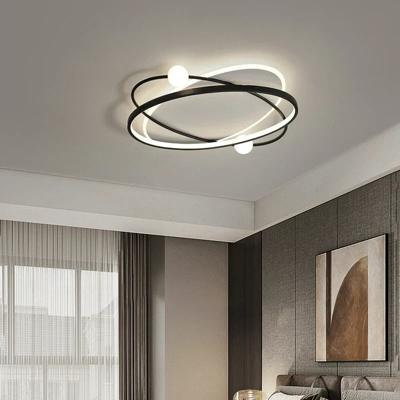 Square remote ceiling light