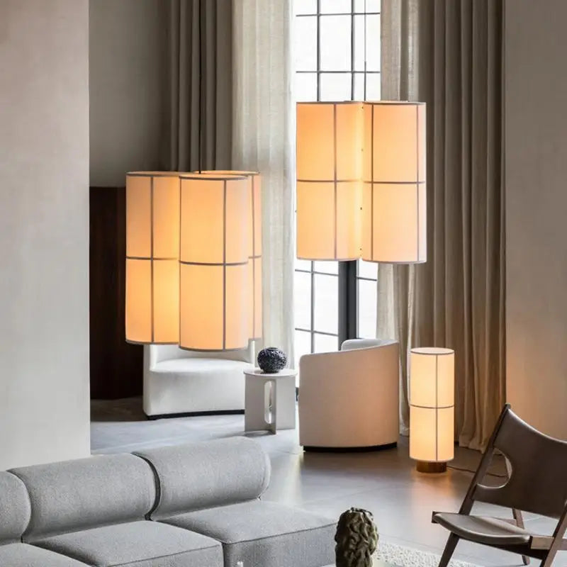 Wabi sabi fabric lamp