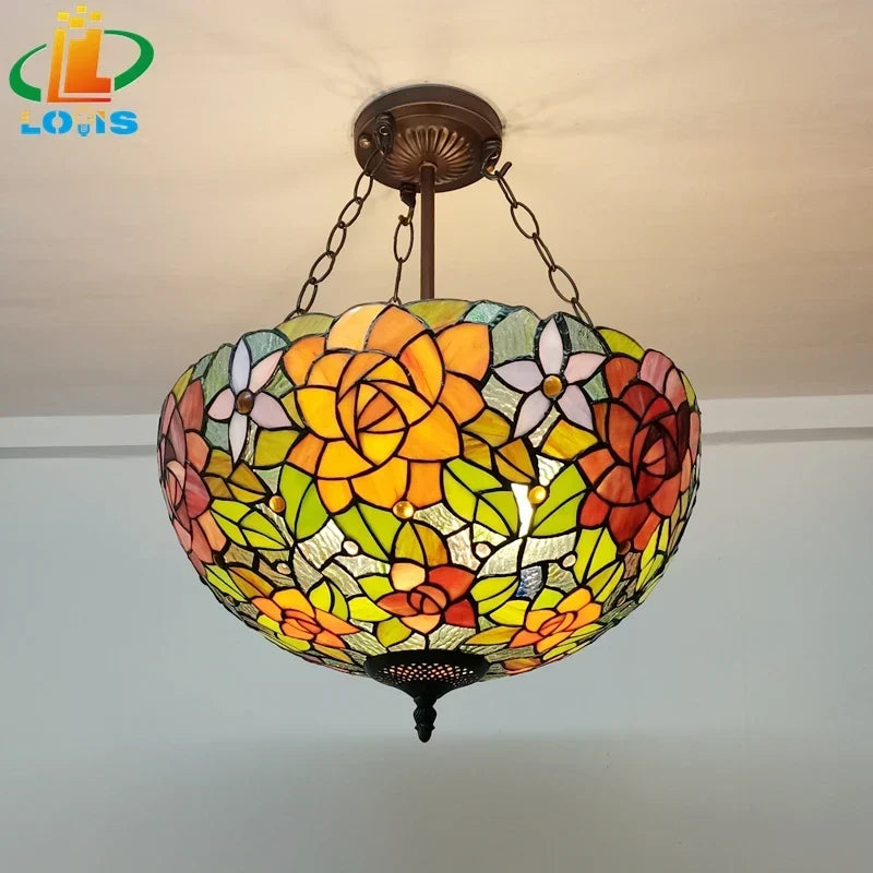 Flower Tiffany lamp
