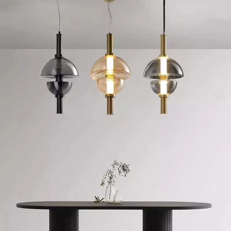 Cafe glass pendant