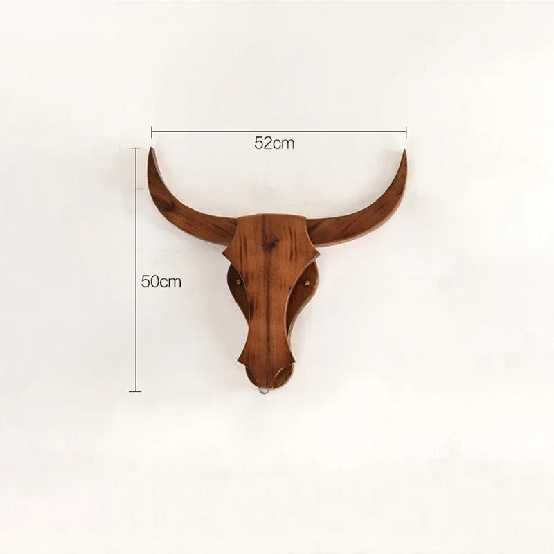 Wood Cow Wall Light, view 5
