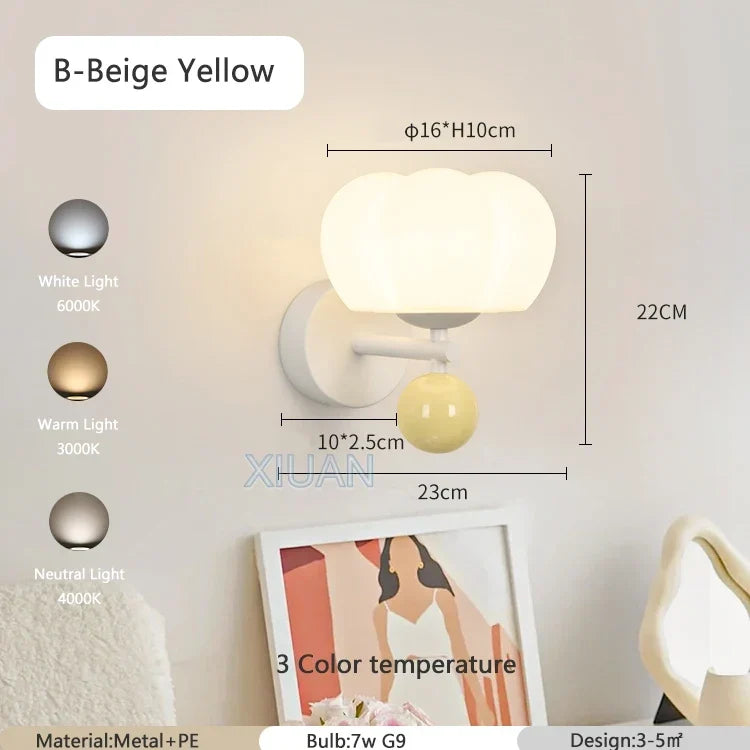 Nordic Mushroom Wall Light, view 8