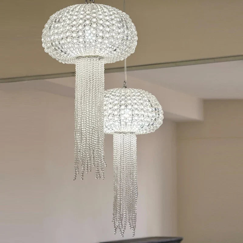 Art Deco Crystal Pendant, view 5
