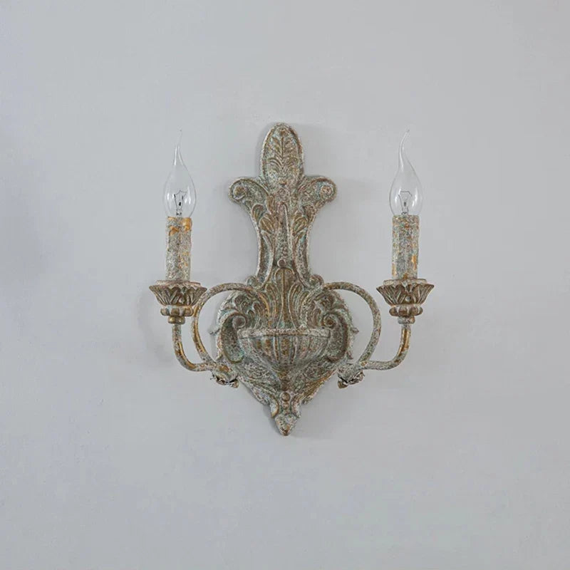Double Head Iron Sconce, view 4