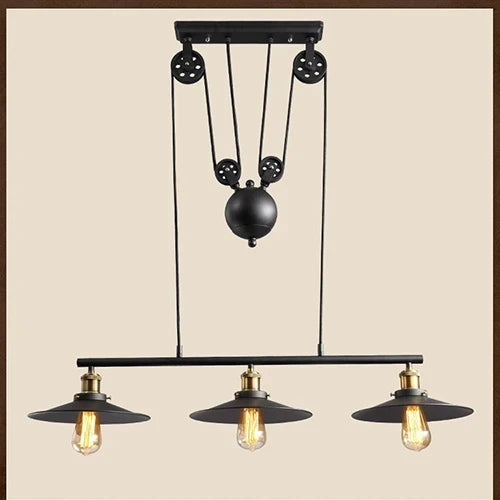 Industrial Pulley Pendant, view 8