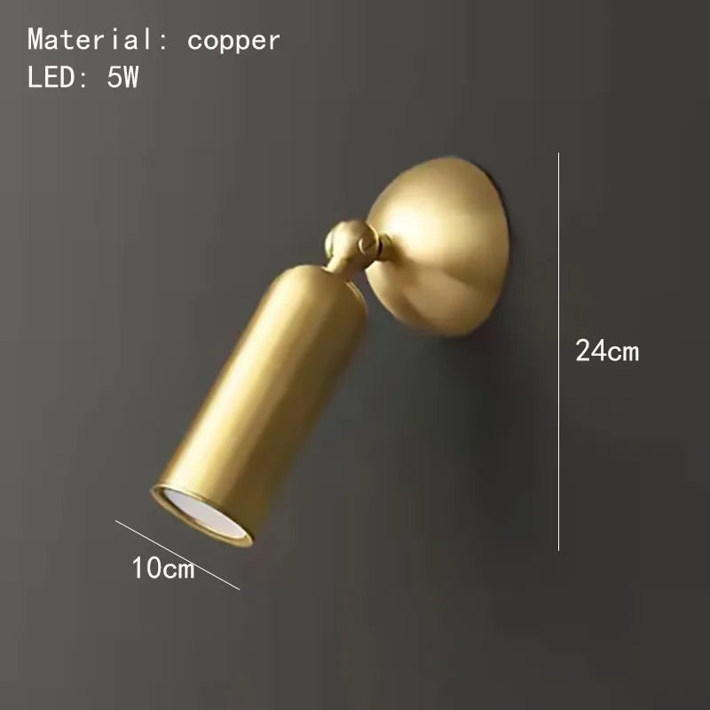 Brass Rotary Sconce, view 7