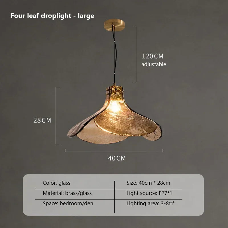 Brown Glass LED Pendant, view 8