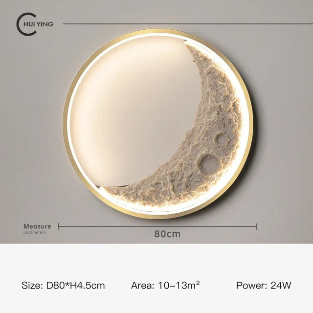 Resin Moon Sconce, view 16